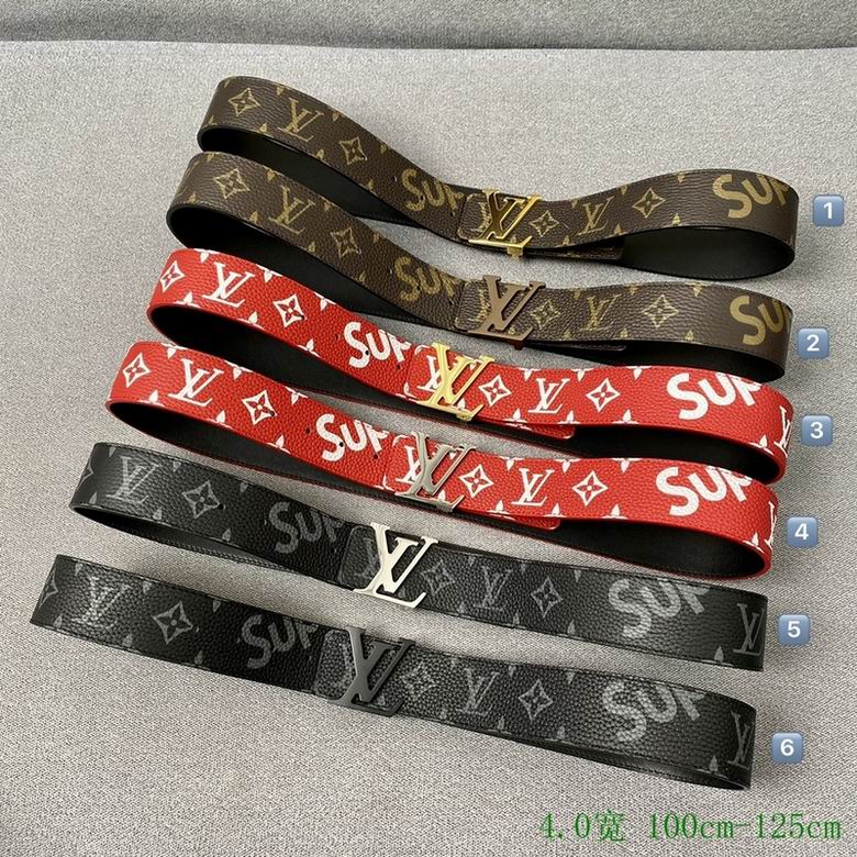 LV Belt 40mmX95-125CM 7D (347)